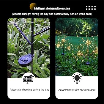 Amazon.co.jp: 花火ライト - 庭の照明 | 240 LED ヤードライト